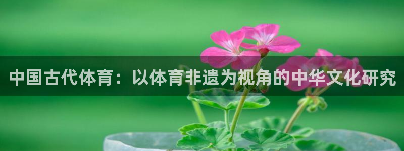 中国古代体育：以体育非遗为视角的中华文化研究